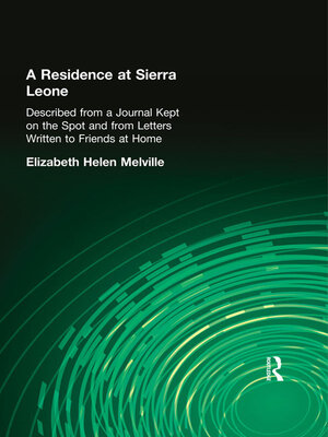 cover image of A Residence at Sierra Leone